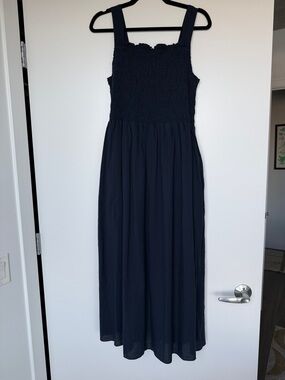 Everlane The Gauze Smock Dress